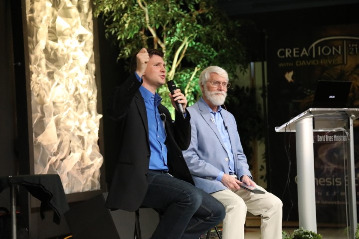 David Rives and Dr. Russ Humphreys at the Wonders of Creation Center