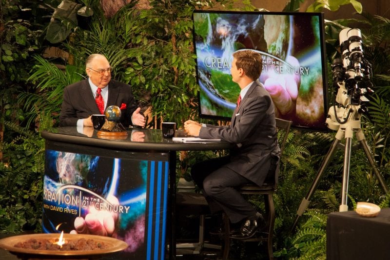 Dr. Henry Morris sits down on David Rives TV show, Creation in the 21st Century